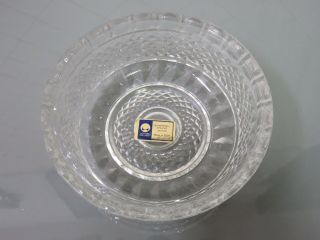 Lausitzer Glas Bleikristal 24 Leaded Crystal Candy Dish Germany Vintage