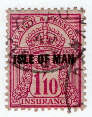 (i.  B) George V Revenue : Health & Pensions Insurance 1/10d (isle Of Man)