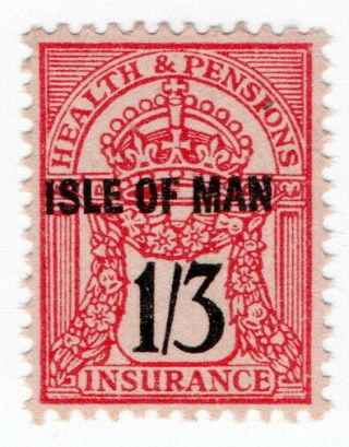 (i.  B) George V Revenue : Health & Pensions Insurance 1/3d (isle Of Man)