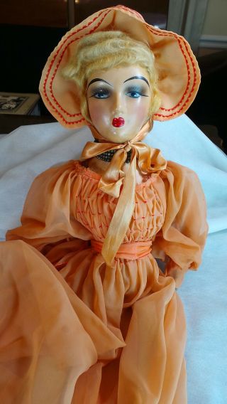 Antique Vintage Composition Boudoir Doll Clothing