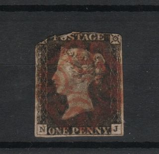 Gb Queen Victoria 1840 Penny Black Stamp,  Letters 