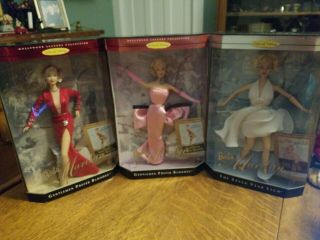 Marilyn Monroe/gentlemen Prefer Blondes/red/pink/seven Year Itch Barbie Doll 3