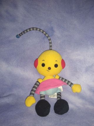 Disney Rolie Polie Olie 9 " Zowie Bean Plush Stuffed Toy Daughter Sister Girl