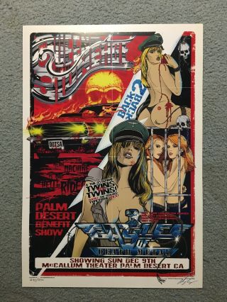 Queens Of The Stone Age Concert Poster Palm Desert 2007