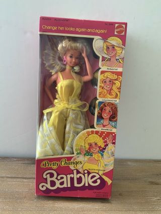 Nrfb Mattel 1978 Vintage Pretty Changes Barbie Doll 2598 Vgc