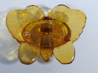 Mosser/viking Glass Butterfly Tray