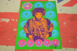 Jimi Hendrix Fan Art Numbered Print No 215/500 Unique Piece Top Seller