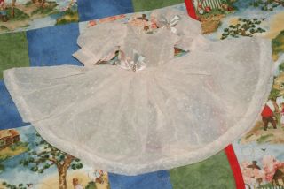 Pretty Vintage Pink Tagged Mary Hoyer Dress Gown 14 " Doll