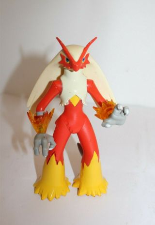 Pokemon Blaziken Action Figure Toy Official Licensed Product 2007 6.  5 " Nintendo