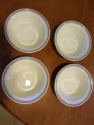 Set Of 4 Corelle Abundance Country Morning Cereal Soup Bowls