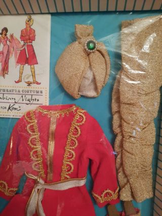 Vintage Barbie Ken Arabian Nights Little Theater Costume 0774 NRFB MIB 3
