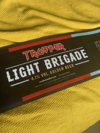 IRON MAIDEN - TROOPER BEER LIGHT BRIGADE 2017 BAR RUNNER 2