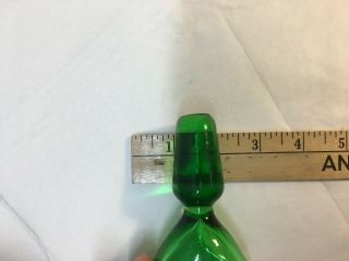 Bischoff Greenwich Flint Craft Glass Stopper for decanter 4 Green 2