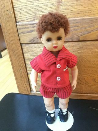 Doll Tiny Jerri Lee In Terri Lee Family Outfit Caracul Wig Tagged Outfit 1950s