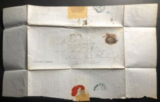 1852 England Letter India Soldier Enquiry Cover To Ipswich Sc 3 3
