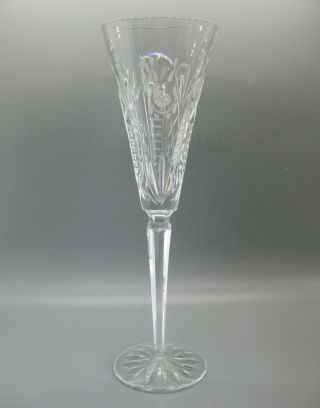 Vintage Waterford 12 Days Of Christmas Crystal Flute Partridge In A Pear Tree