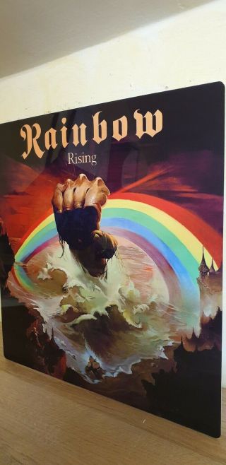 Rainbow - Rising 12x12 Inch Metal Sign