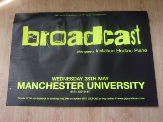 Broardcast Tour Poster From Manchester University 2003