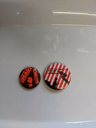 Dead Kennedys Vintage Pin Badges.  Punk Wave Goth.
