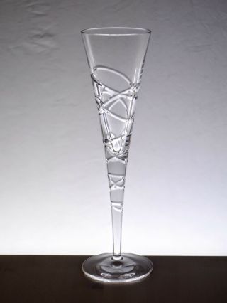 Royal Doulton Saturn Nouveau Crystal Champagne Flute