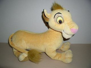 Disney The Lion King Jumbo Simba Plush Stuffed Animal,  20 " Tall,  Hasbro,  2002