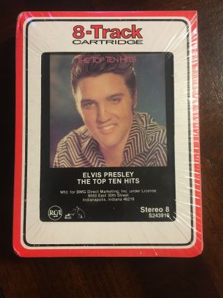 Elvis Presley The Top 10 Hits 8 Track,  And