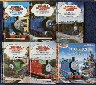 Thomas The Tank Engine & Friends 6 Vintage Books 1991 Percy James Toby Christmas