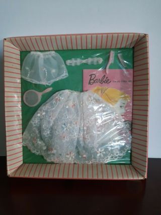 Vintage Barbie Floral Petticoat Set 921 Nrfb Mib Htf