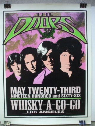 The Doors Poster Whiskey - A - Go - Go Los Angeles May 23,  1966 Numbered 5419/9500