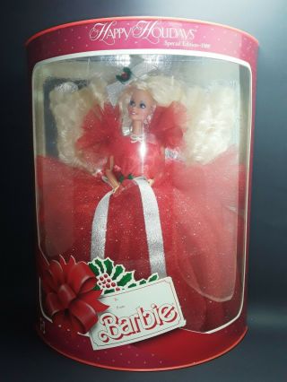Perfect Vintage Happy Holidays Special Edition 1988 Christmas Barbie