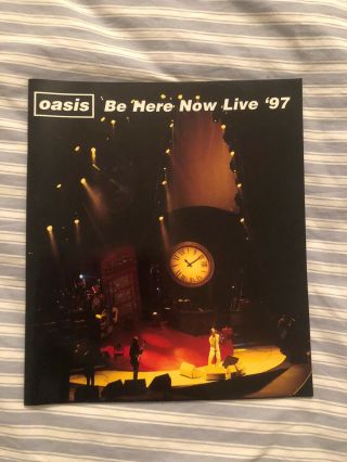 Oasis Be Here Now Live 1997 Tour Programme (liam Noel Gallagher)