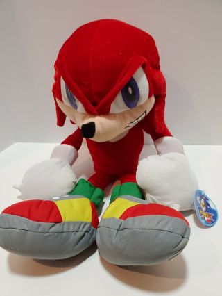 X - 4 Toy Network Knuckles Sonic X Anime Plush Toy Sonic The Hedgehog