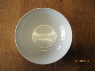 Corning Classic White & Grey Coupe Cereal Bowls 6 1/4 " Set Of 2