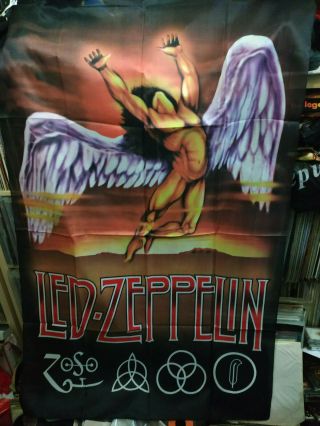 Vintage Led Zeppelin Textile Poster Flag