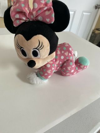 Disney Baby Musical Crawling Pals Plush Kids Toy Soft Fabrics Minnie Mouse