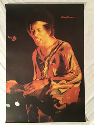 Jimi Hendrix 1972 Poster Matte Studio One Norristown Pennsylvania