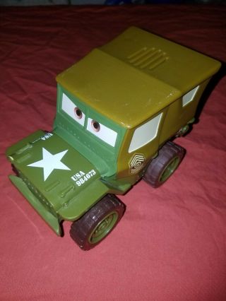 Disney Pixar Cars Sarge Shake N Go Military Toy Truck