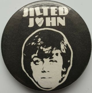 Jilted John Vintage 3.  5cm Button Badge Punk Rock Wave 80 
