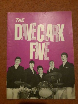 1964 Concert Programme Dave Clark 5 The Hollies The Kinks