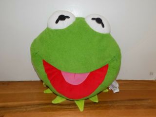 Disney Store The Muppets Kermit The Frog Pillow Plush 15 "