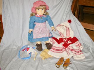 Vintage American Girl Kirsten Doll With 2 Outfits,  Retired