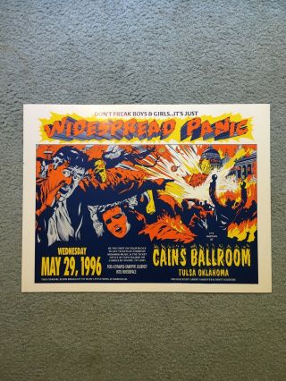 Widespread Panic Concert Poster Cains Ballroom 1996 David Dean