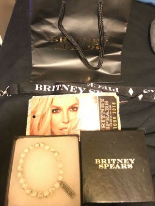 Britney Spears Vip Bundle Piece Of Me Tour Bracelet