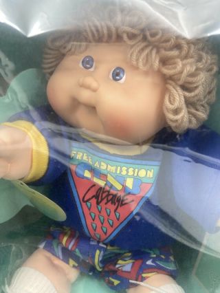 Vintage Coleco 1989 Cabbage Patch Kids Doll CPK Club Admission.  Rare 2