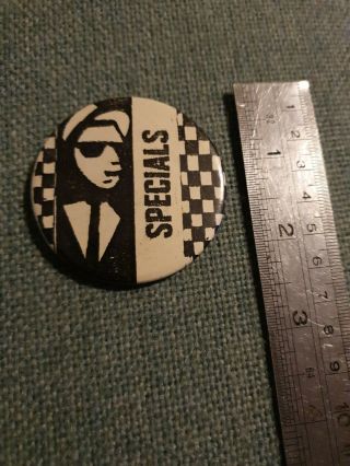 Rare Vintage Specials Pin Badge; 2 Tone,  Ska Massive 55mm 2 1/4 "