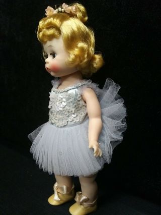 Vintage 1960 ' s Madame Alexander Wendy Kins Ballerina Doll w/ Tag & Box 2