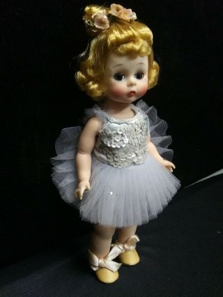 Vintage 1960 ' s Madame Alexander Wendy Kins Ballerina Doll w/ Tag & Box 3