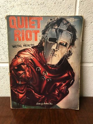 Very Rare Quiet Riot - 1984 - Metal Health Tab Book - - Worn -