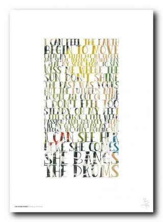 THE STONE ROSES ❤ She Bangs The Drums ❤ poster art edition print in 5 sizes 16 2