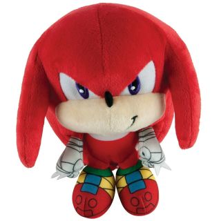 Sonic Boom 6” Knuckles Plush Tomy Big Head Red Stuffed Animal